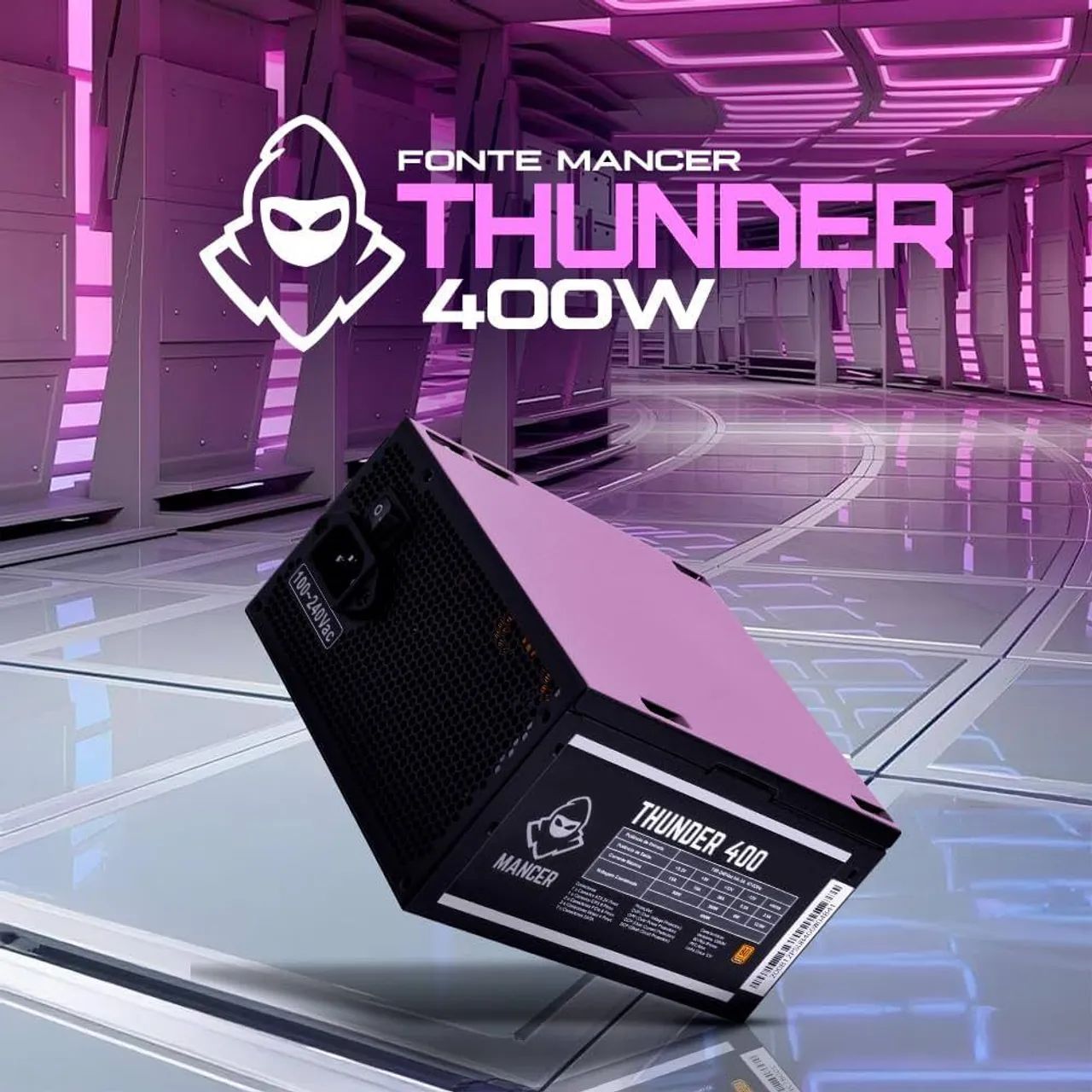 Fonte MANCER Thunder 400W Selo 80 Plus Bronze