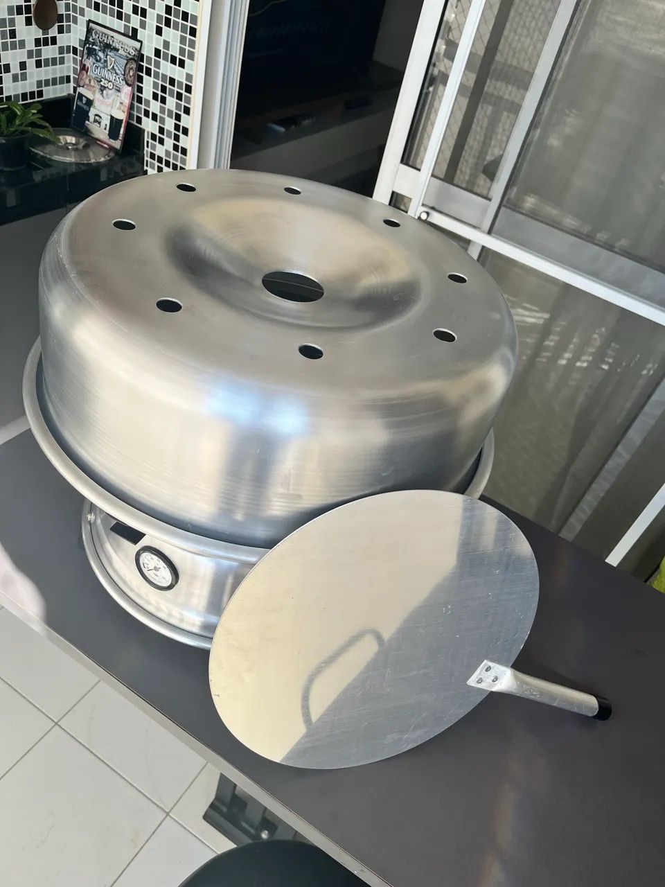 Forno de pizza à gás 