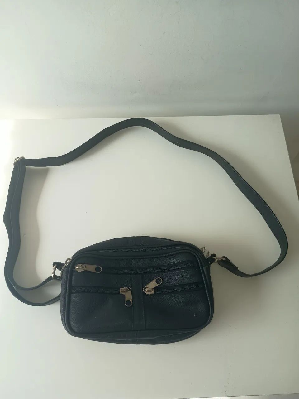 Pochete em couro marca baggagio