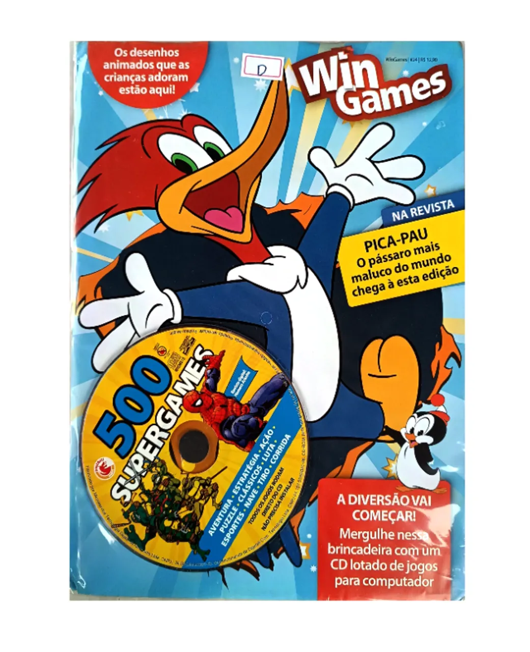 cd de jogo pica pau lacrado 500 jogos de vestir meninas