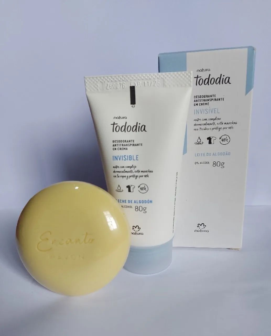 Kit Natura como 3 desodorantes + 3 sabonetes  - Foto 2