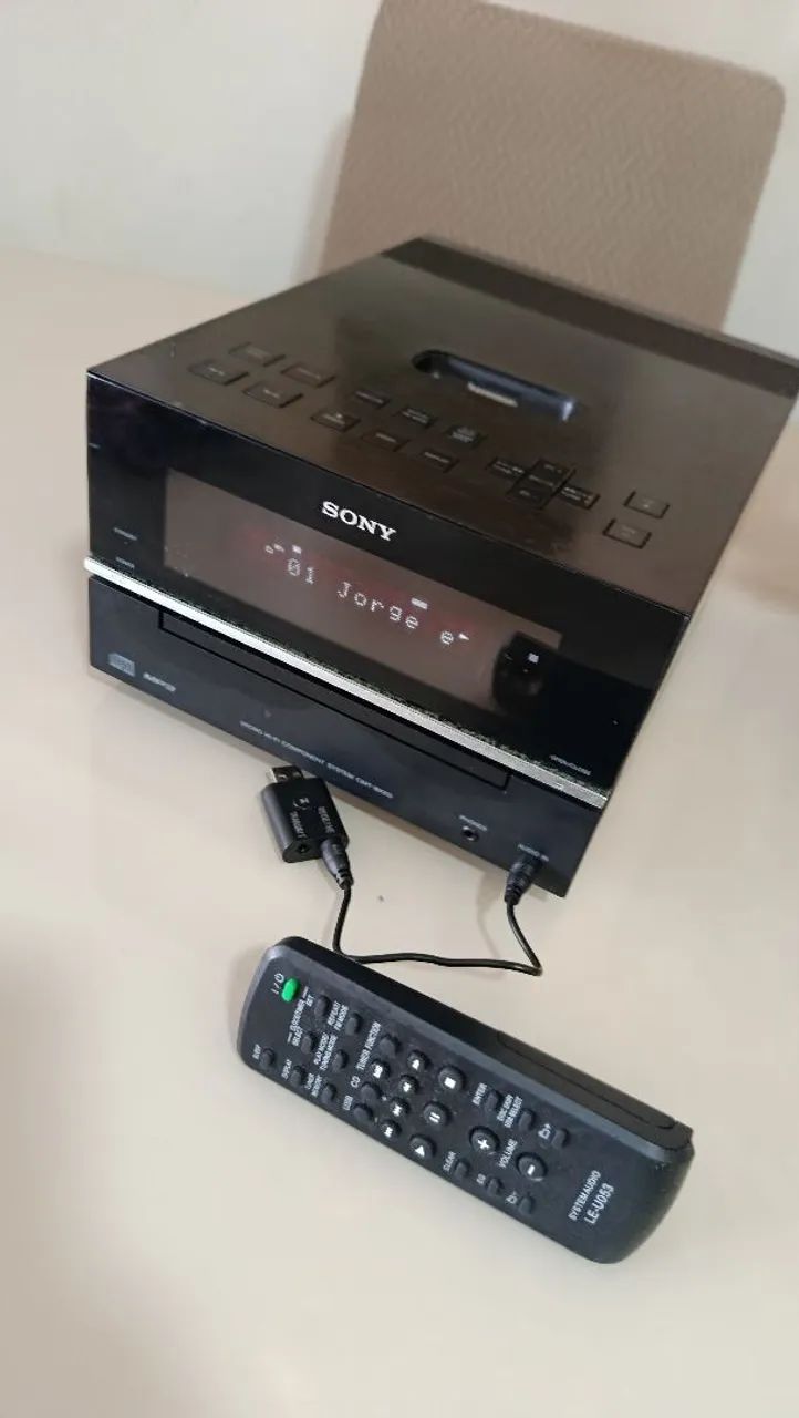 Mini receiver Sony, som ambiente