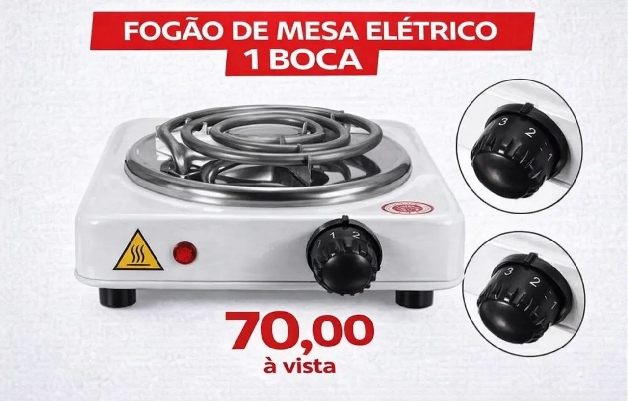 Fogão elétrico (1 boca)