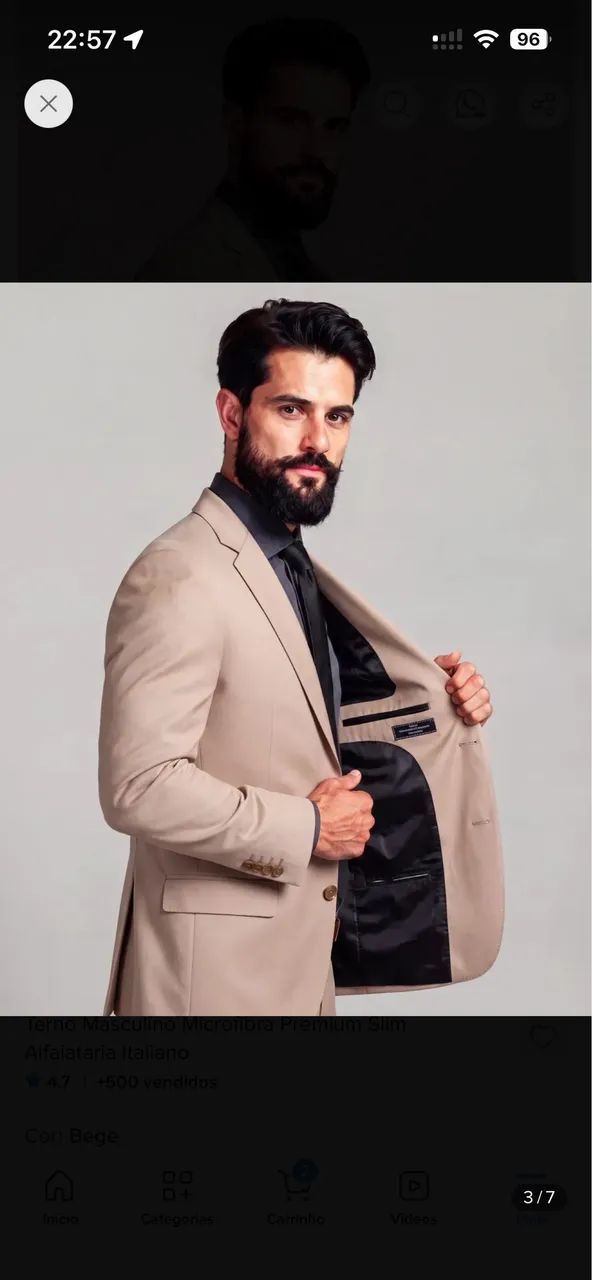 Terno slim italiano  - Foto 4