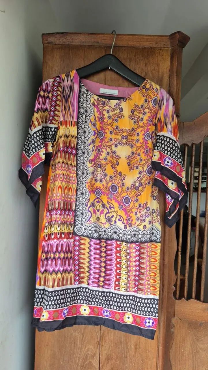 Vestido italiano de seda  - Foto 2