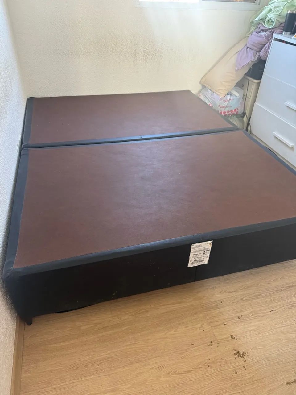 CAMA BOX QUEEN ORTOBOM EM PERFEITO ESTADO  - COLCHÃO COM PILLOW TOP  - Foto 2