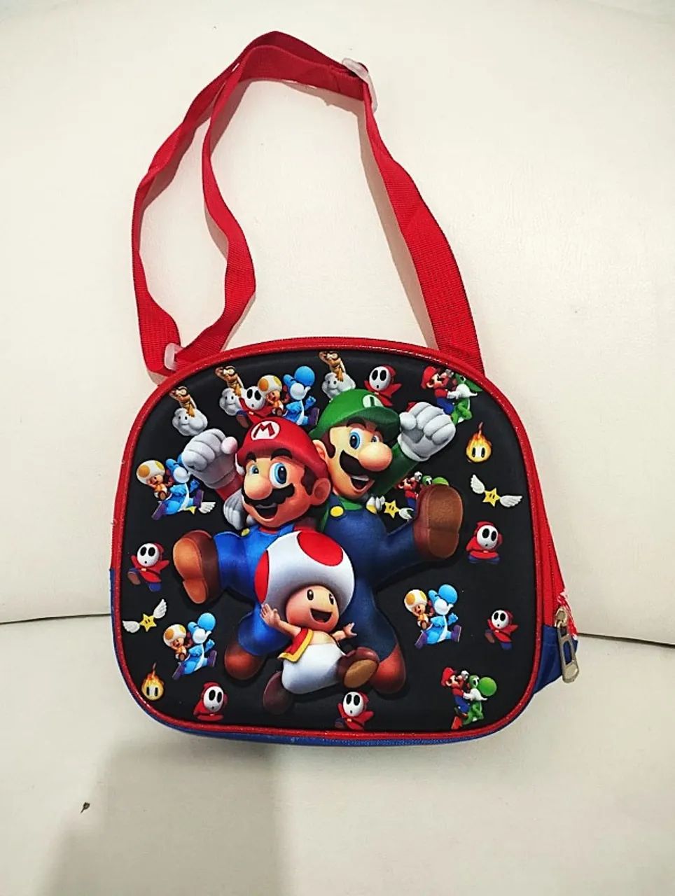 Mochila Escolar infantil com rodas + lancheira e estojo - Foto 4