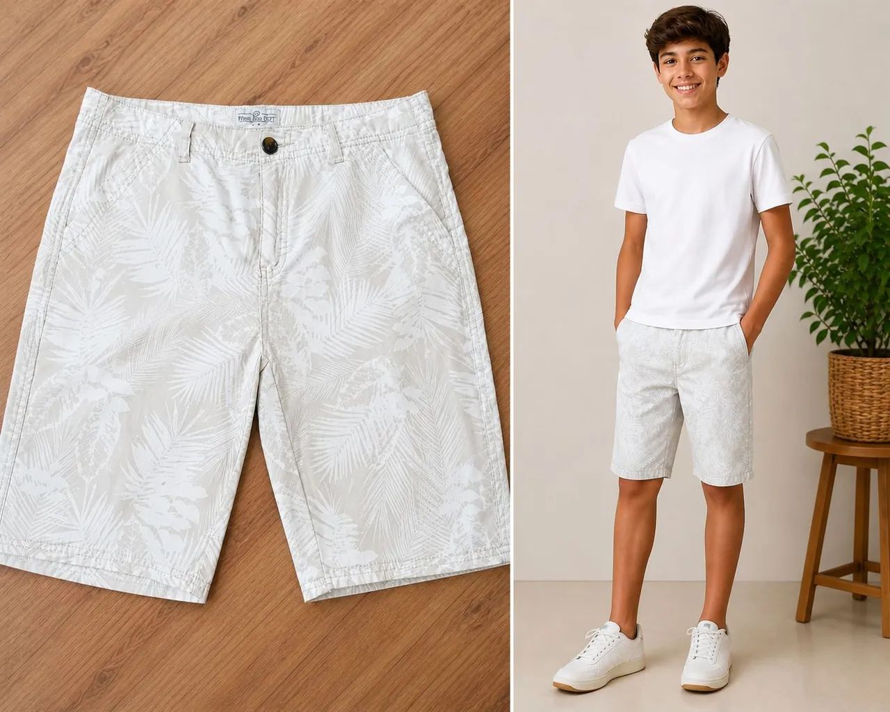 Bermuda  veste 14 anos 