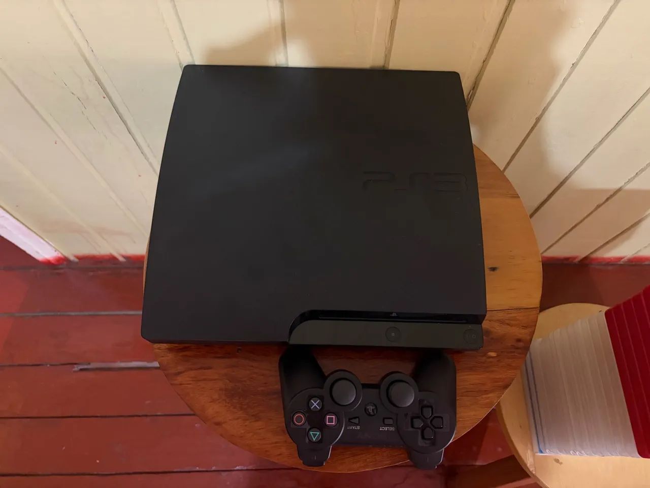 PS3 com 1 Controle e 21 jogos - Foto 2