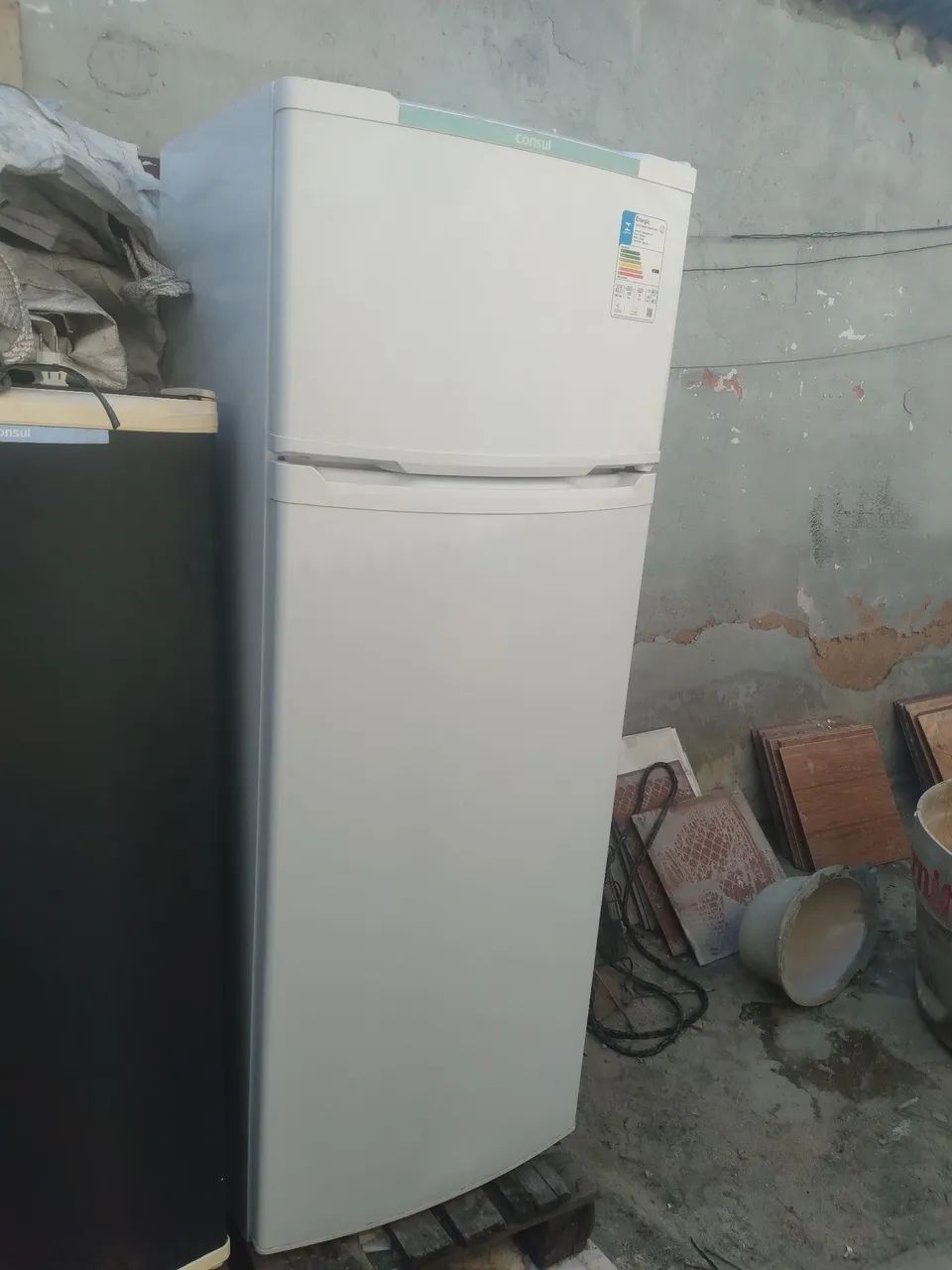 Geladeira Consul dúplex funcionando 
