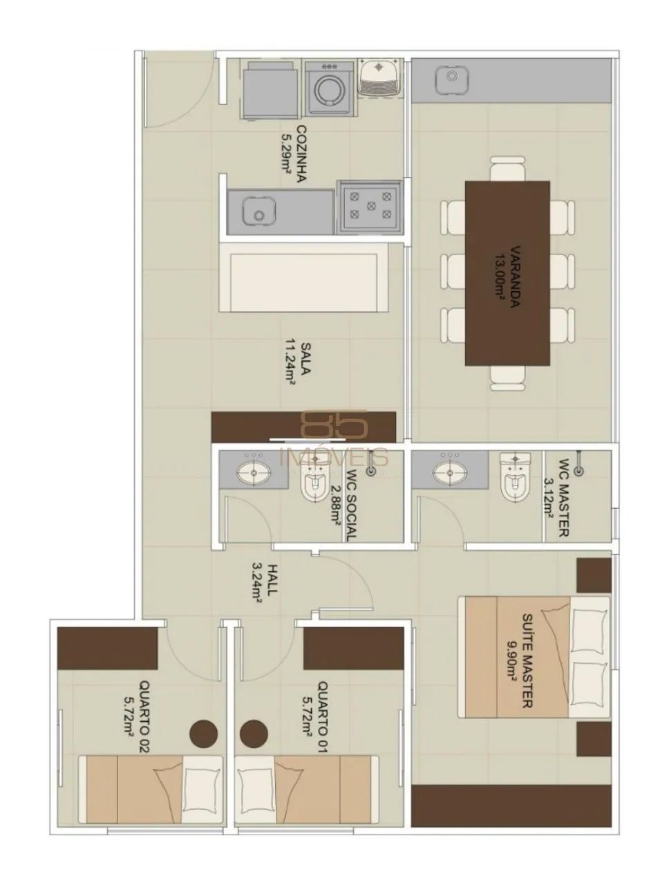 Lançamento na Praia do Francês | Apartamentos com varanda e área de lazer - Foto 2