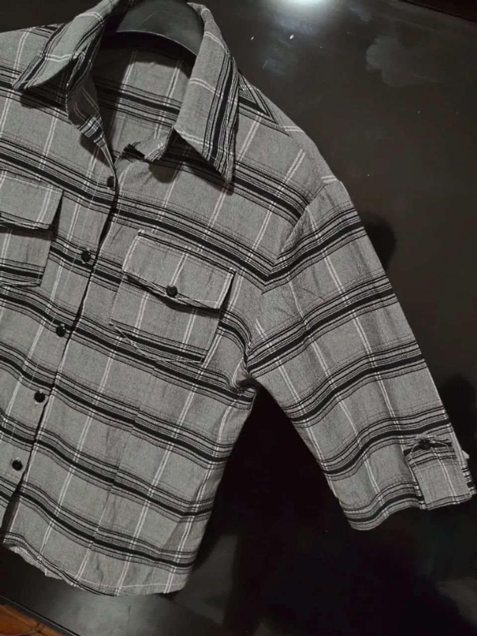 Camisa/Blusa Xadrez - Tam. P
