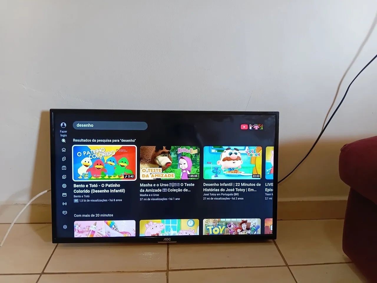 Smart TV aoc 32 polegadas wiffi 