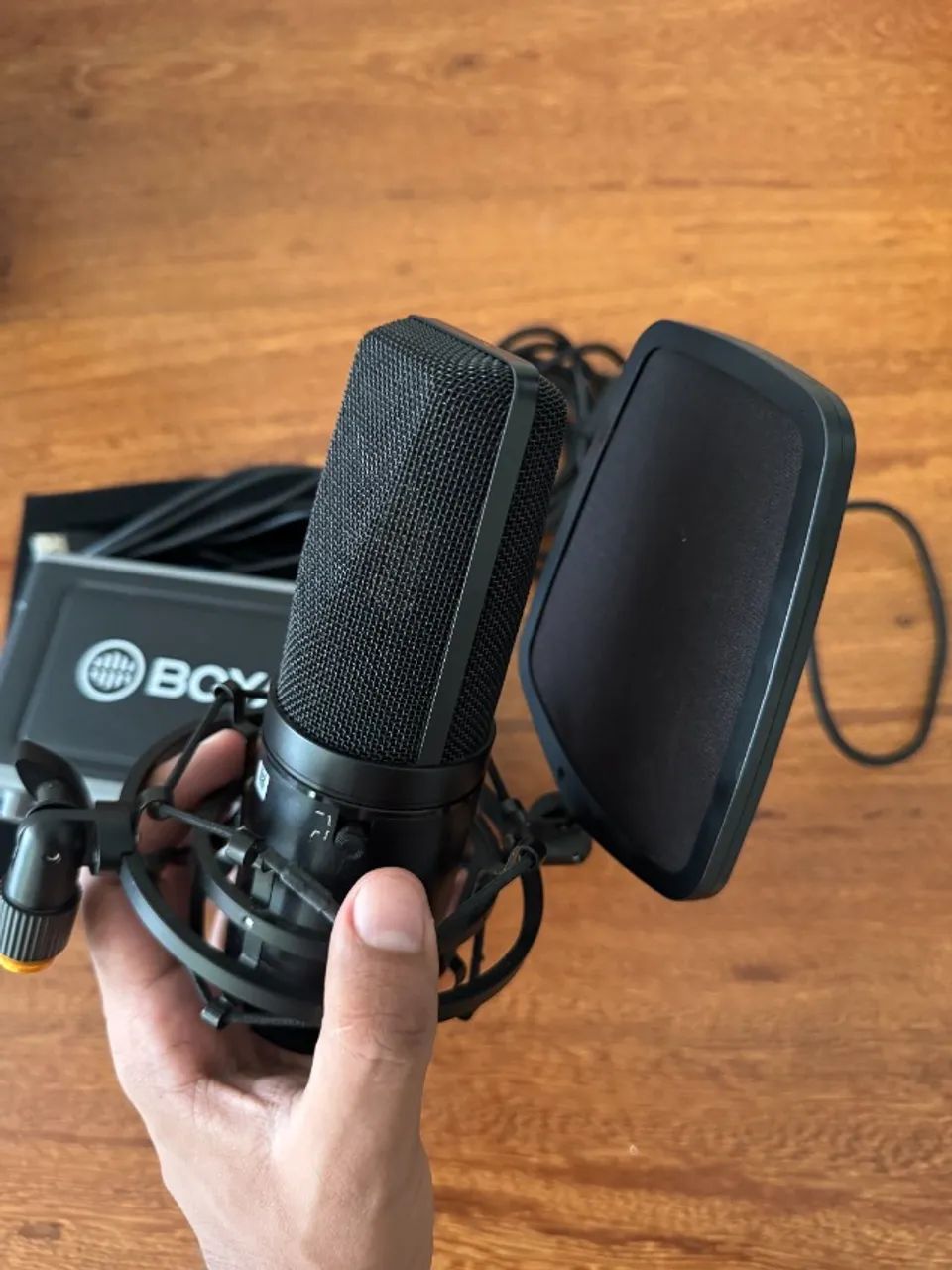 Microfone Boya BY-M1000 + Mixer Boya BY-AM1| Kit Completo - Foto 2