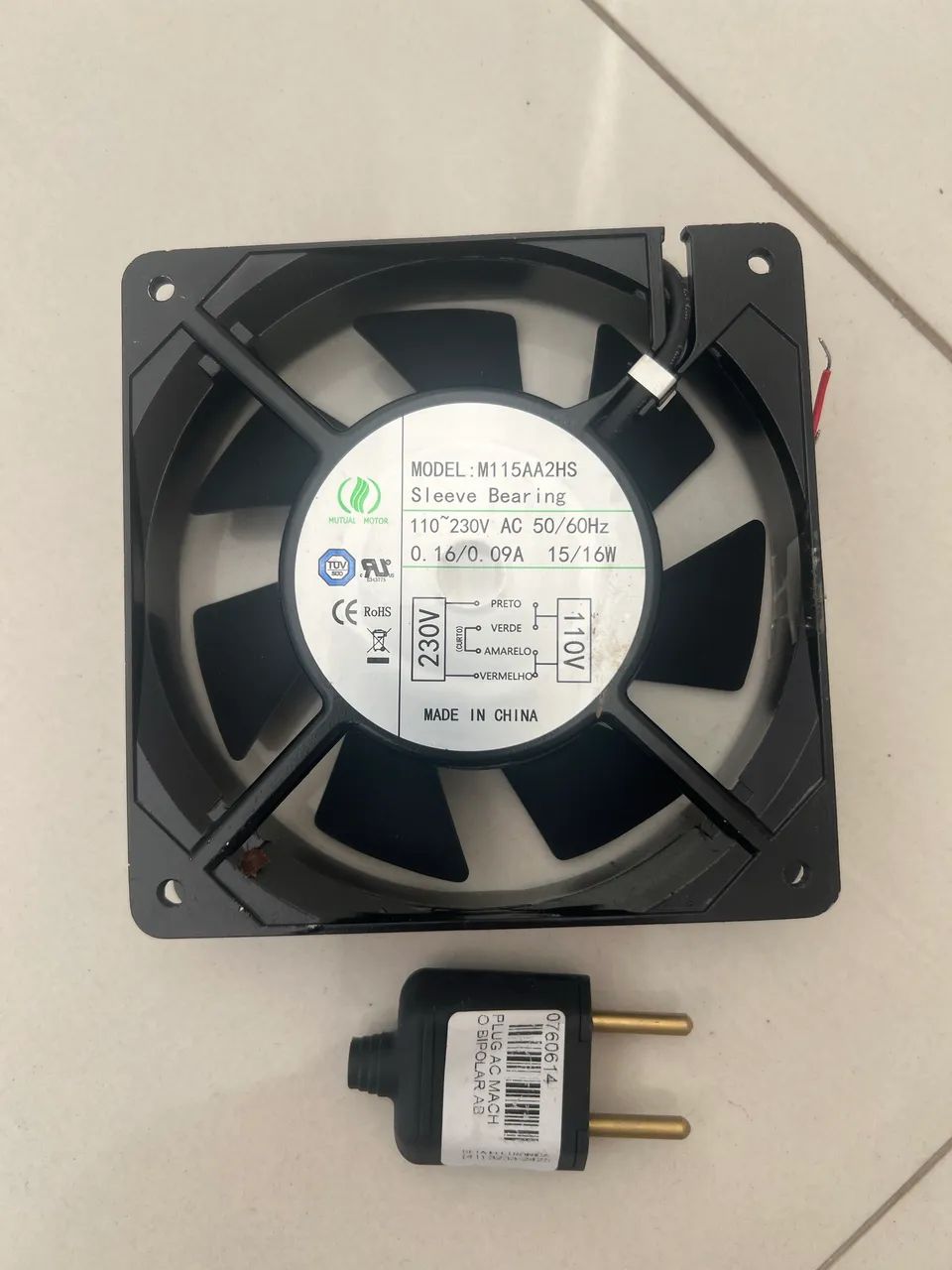 Cooler Axial AC 110/230V M115AA2HS com Plugue - Foto 2