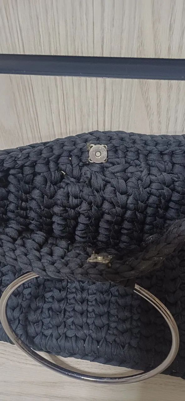 Bolsa de Croche grosso alça argola - Foto 4