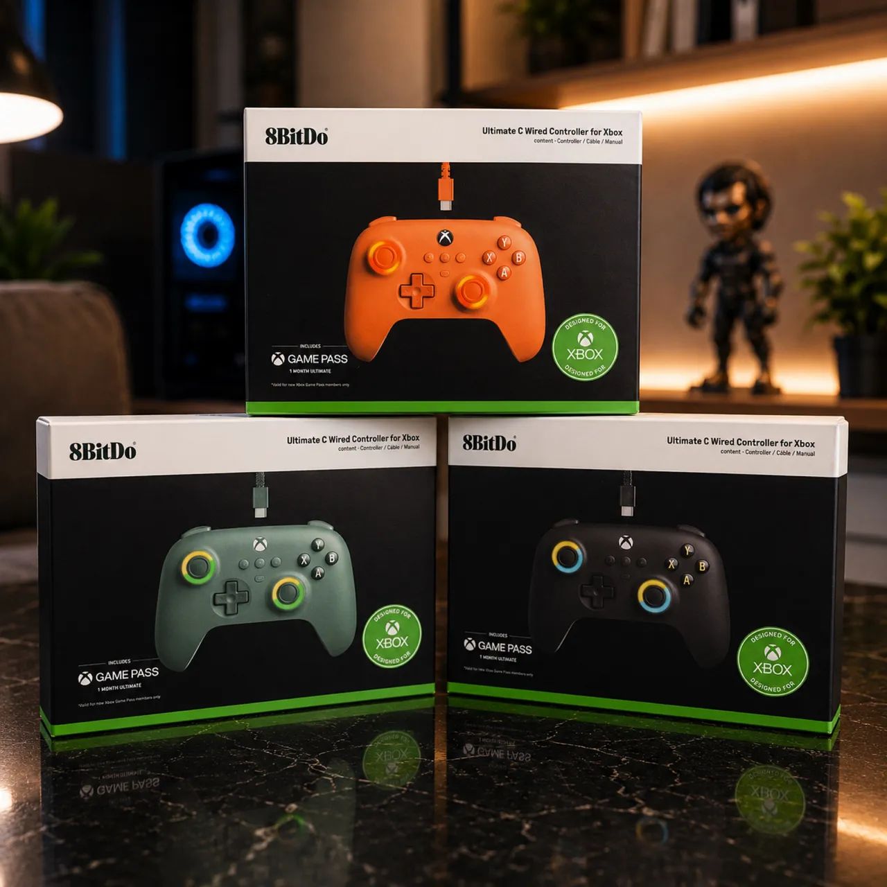 CONTROLE XBOX ULTIMATE C WIRED SERIES X/S, ONE E PC  + 1 MÊS GAME PASS GRÁTIS - Foto 2
