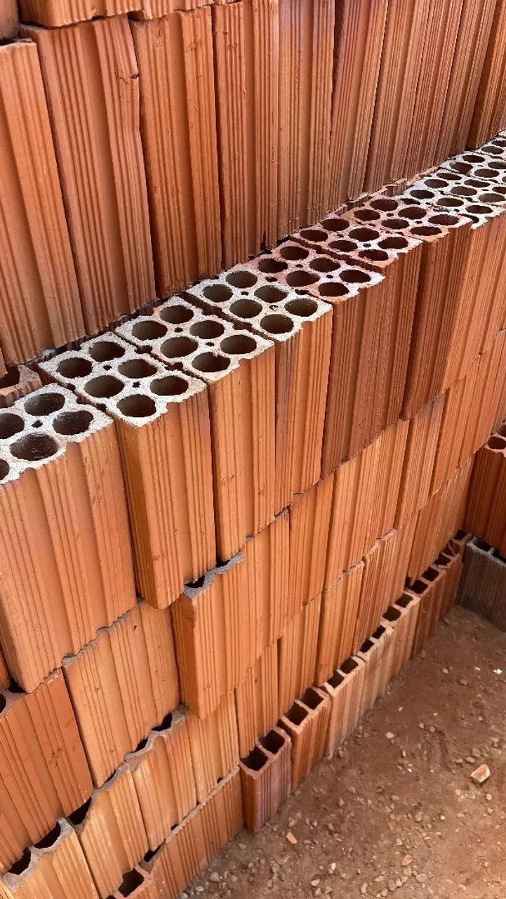 Tijolos da fábrica cerâmica Santa Terezinha