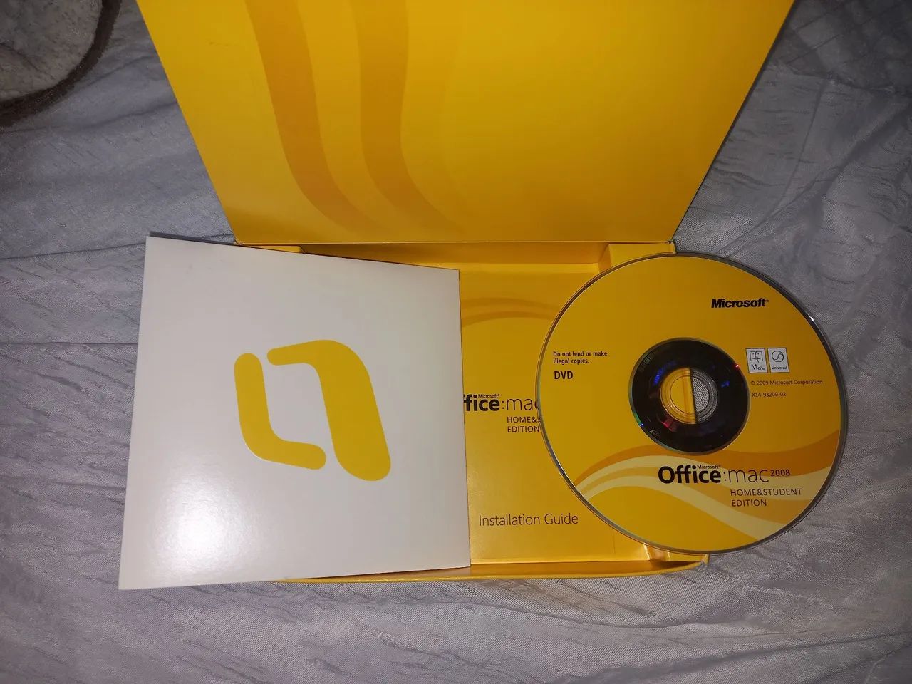CD MICROSOFT OFFICE MAC 2008 USADO - Foto 2