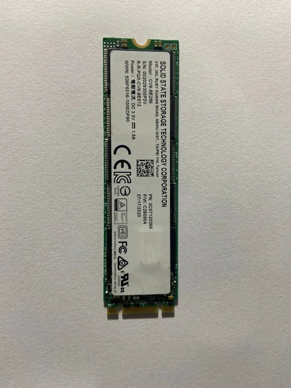 SSD M.2 SATA 256Gb    