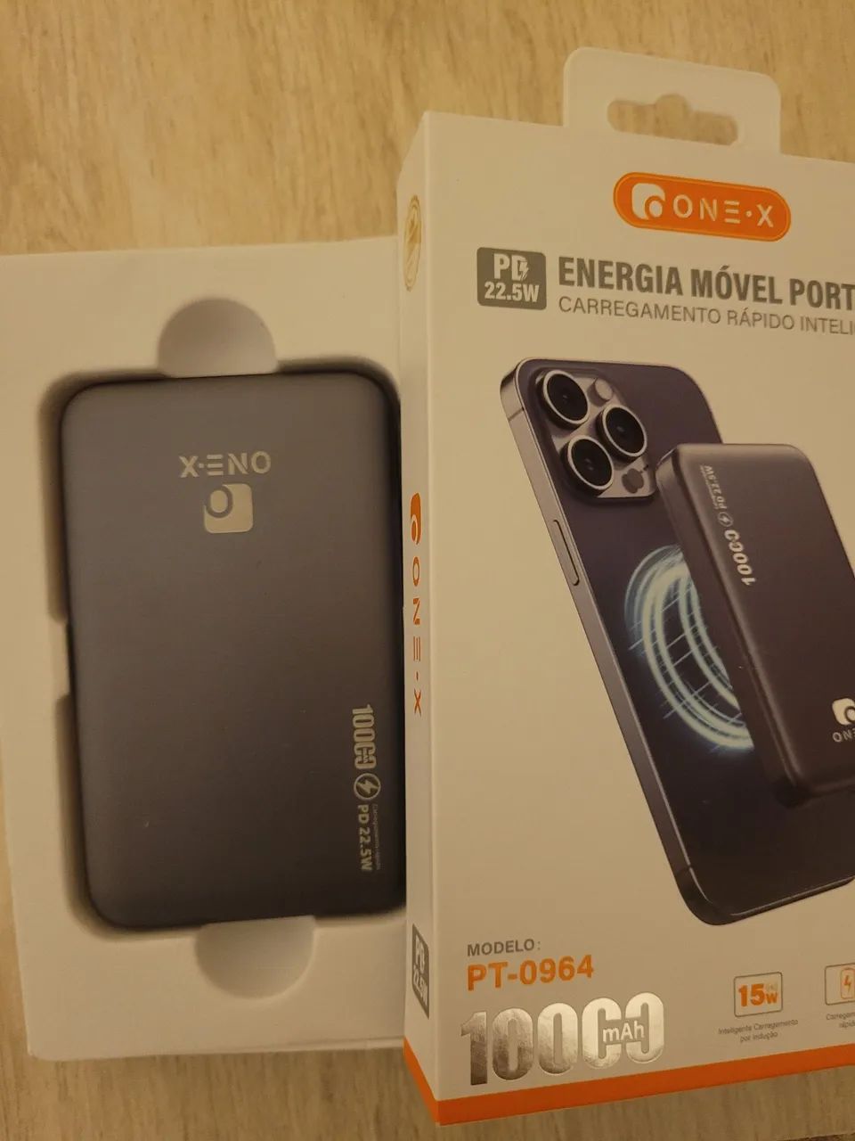 Carregador de celular magnético 