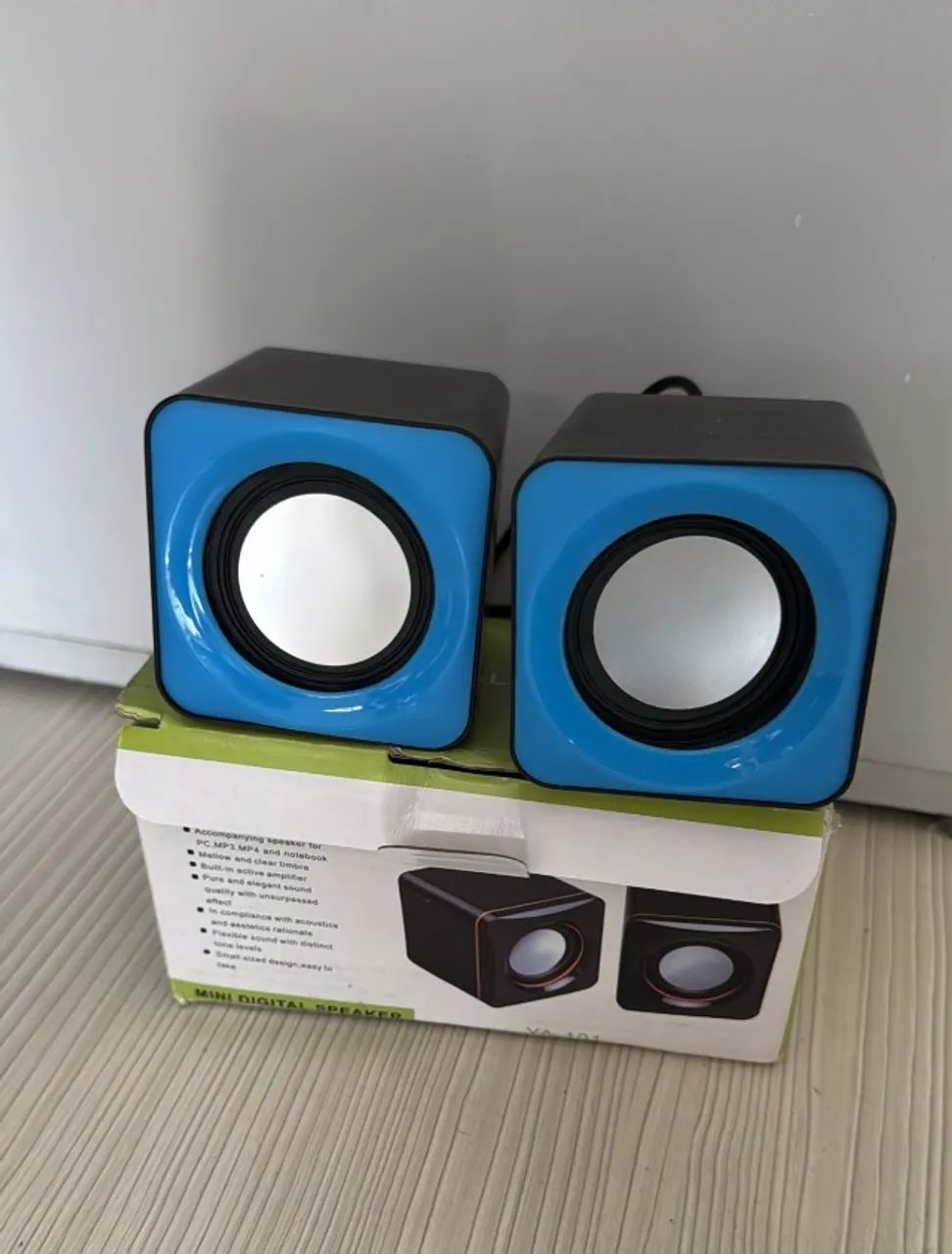 Caixa De Som Para Pc E Notebook Mini Speaker Usb Knup Kp609
