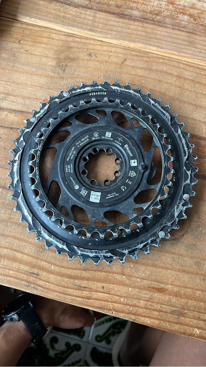 Coroa Sram Red com medidor de potência  - Foto 2