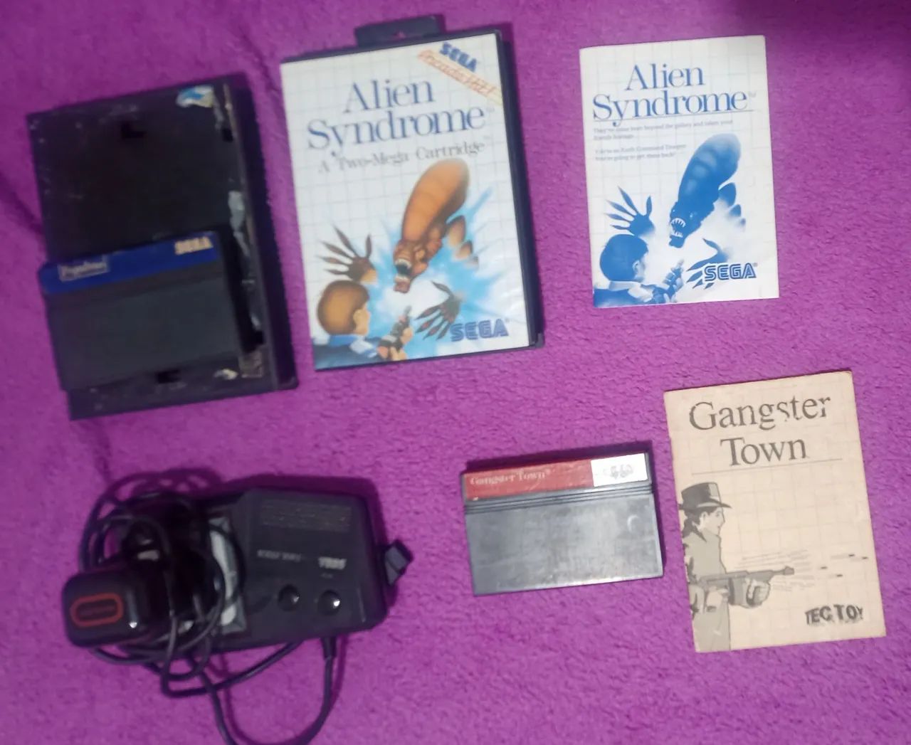 Jogos sega master system rastam alien com manual e outros 