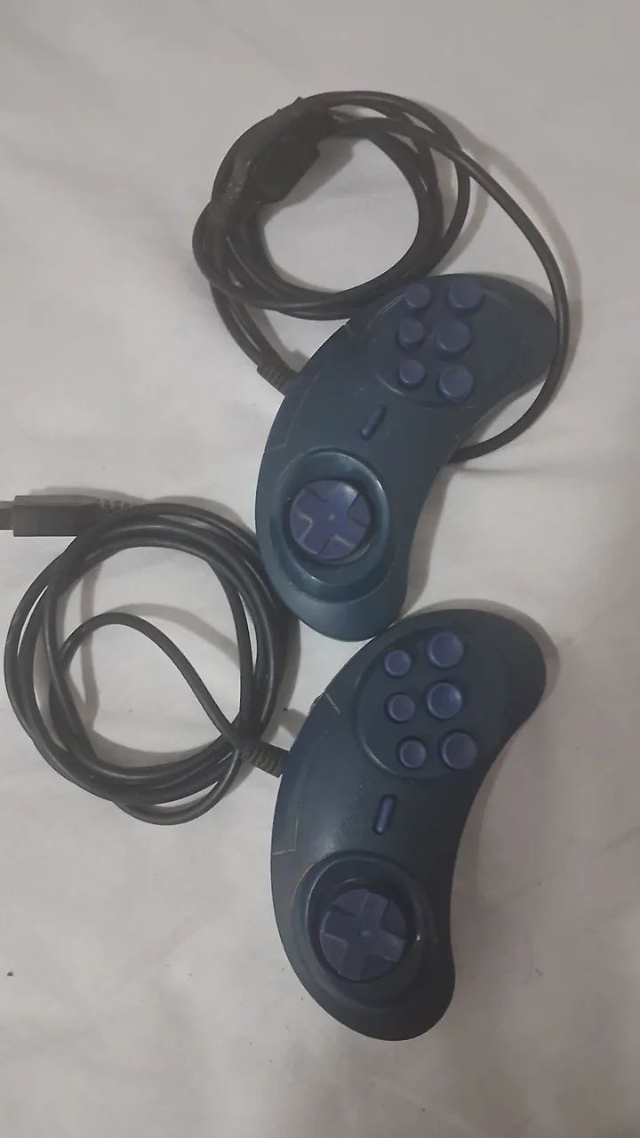 Controle original de vídeo game master sistem evolution
