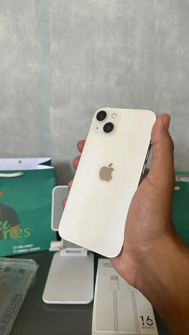 iPhone 14 128GB Branco todo original  - Foto 2