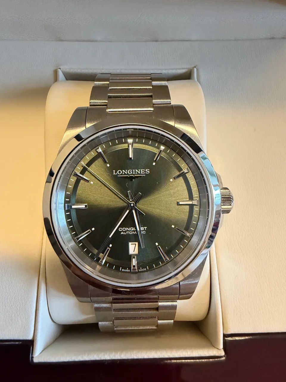 Relógio Longines Conquest L3.830.4.02.6 - Automático 41mm - Foto 5