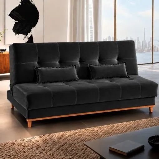 Sofá Cama em Veludo - Pronta Entrega - Foto 4
