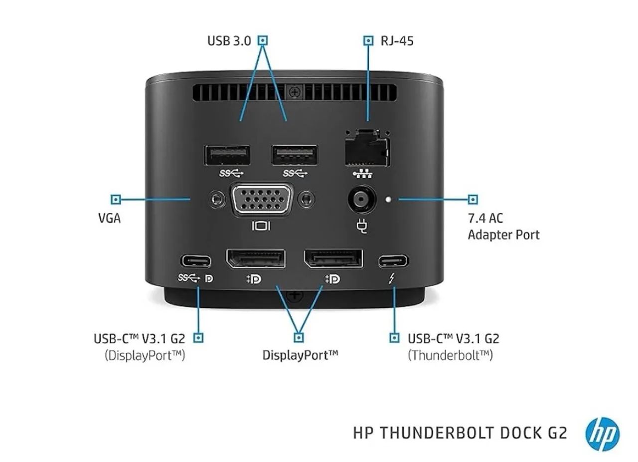 Dock USB-C Thunderbolt 120W G2 2UK37AA - Foto 3