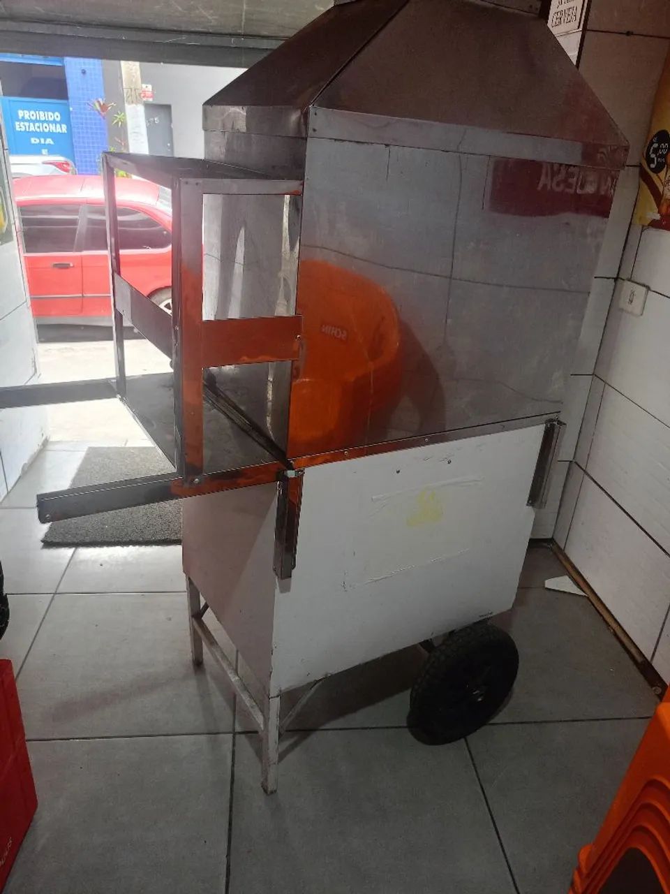 Carrinho de churrasco usado em ótimo estado  - Foto 4