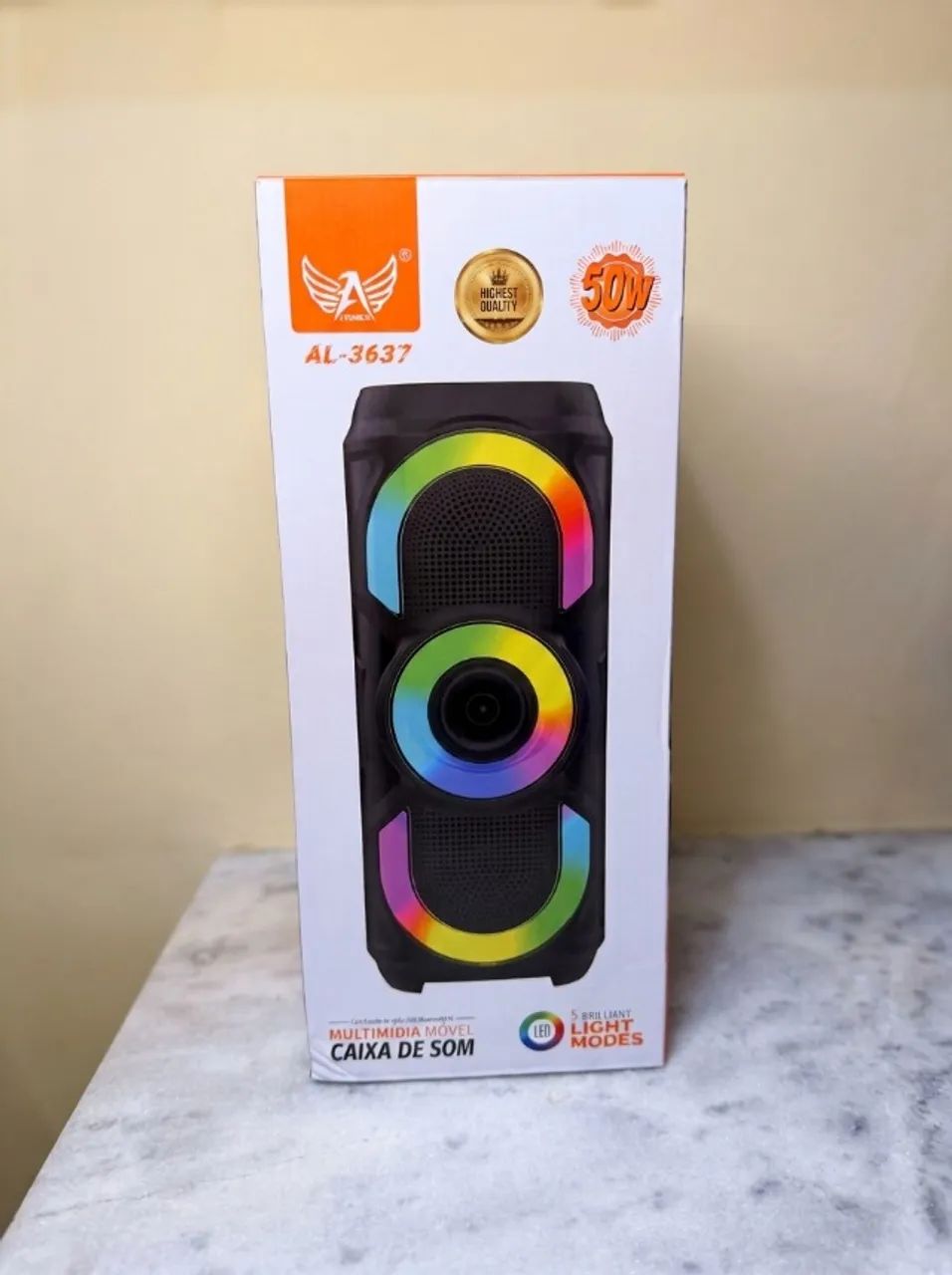 Caixa de Som Bluetooth TWS 50W - Foto 4
