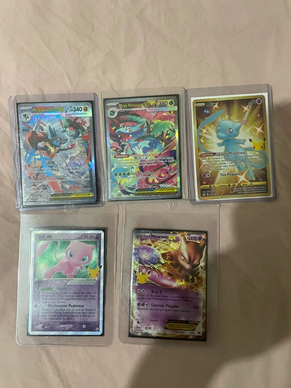 Lote cartas Pokémon 
