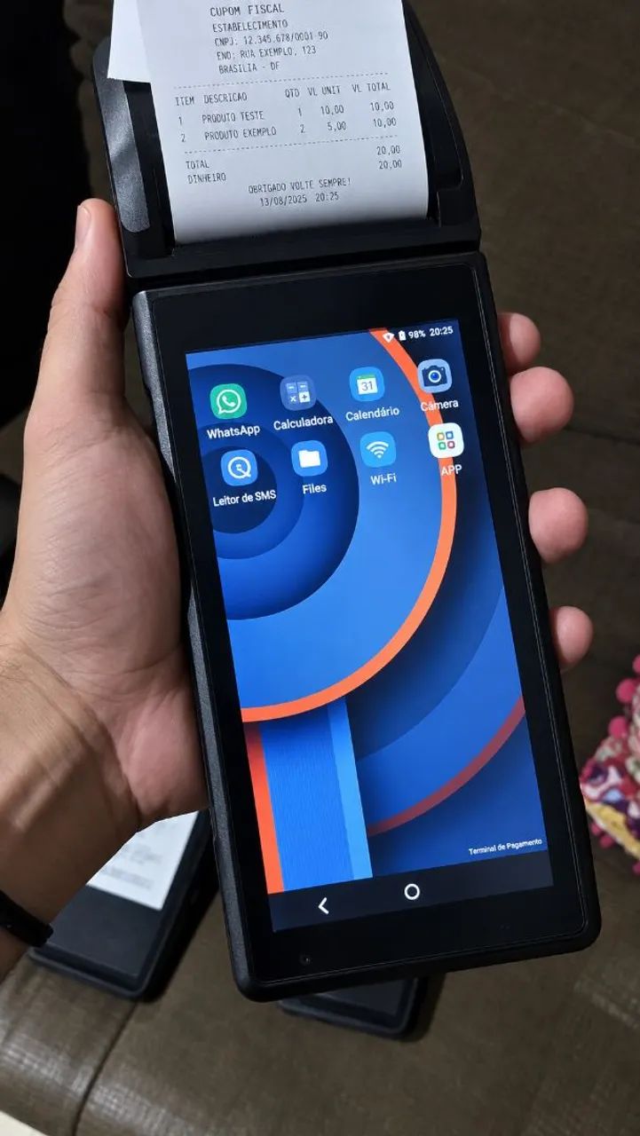 Vende-se 3 máquinas Smart P2 (PAX P2) pos com impressora  - Foto 2