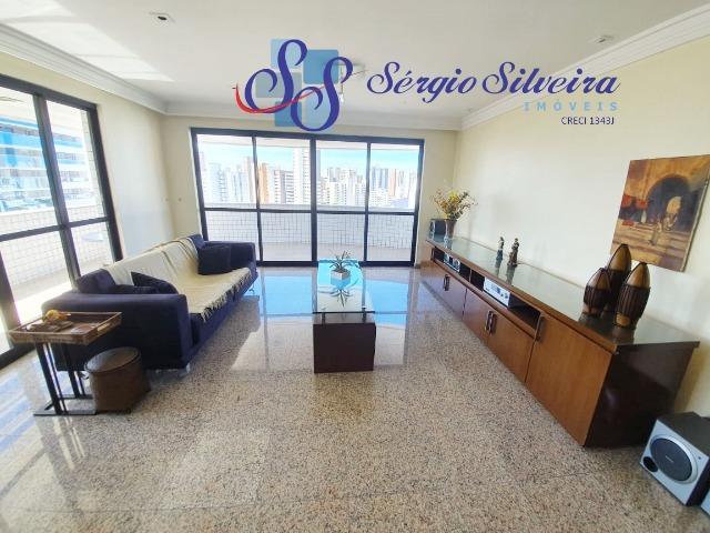 Apartamento na Aldeota com 4 suítes todas com closet, amplo e ventilado, nascente 4 vagas - Foto 15