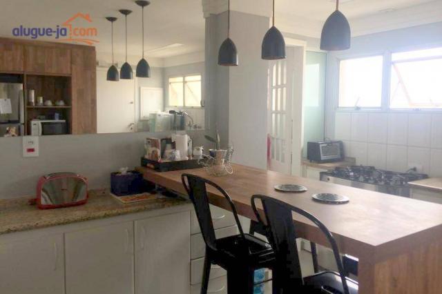 Apartamento com 3 dormitórios à venda, 120 m² por r$ 450.000 - vila adyana - são josé dos - Foto 2