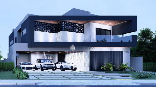 Casa com 4 dormitórios à venda, 400 m² por r$ 2.000.000,00 - condomínio residencial montse