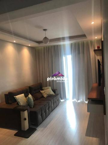 Apartamento com 2 dormitórios à venda, 66 m² por r$ 267.000 - parque industrial - são josé