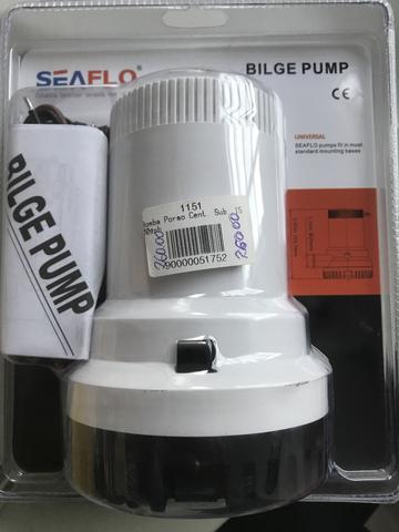 Bomba de porão 1500 GPH 12V SEAFLO - Foto 2