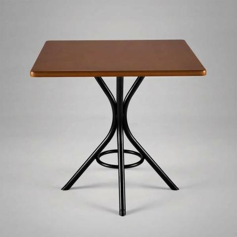Mesa em Madeira com Pés em Aço Artesian