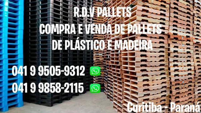 Compro e vendo pallets de madeira e plástico