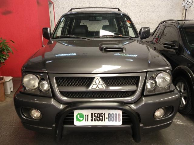 Pajero Sport Hpe 2.8 Diesel Automatica 2004 /2004 Cinza Veja