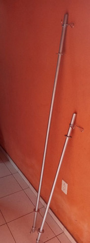 Barras para halteres, supino,agachamento, treino musculaçao academia - Foto 4