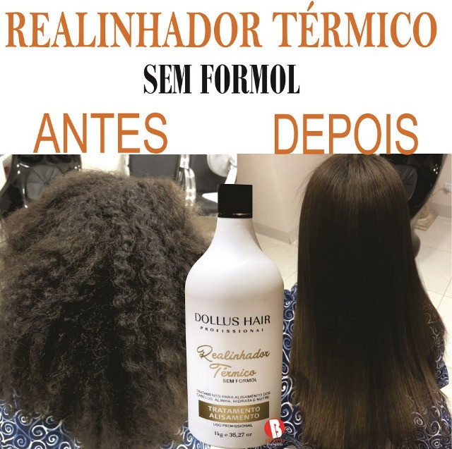 Realinhador Dollus Hair Profissional Cosméticos Tratamento Capilar Hidratação - Foto 3