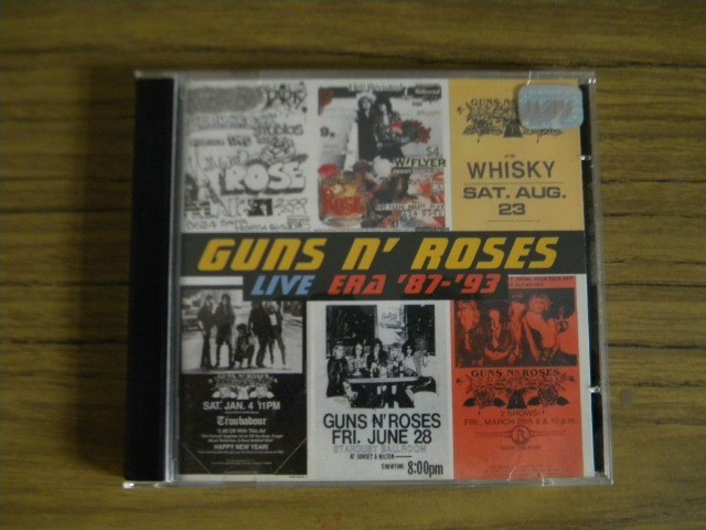 Cd Guns N' Roses Live Era '87-'93 Duplo Original.