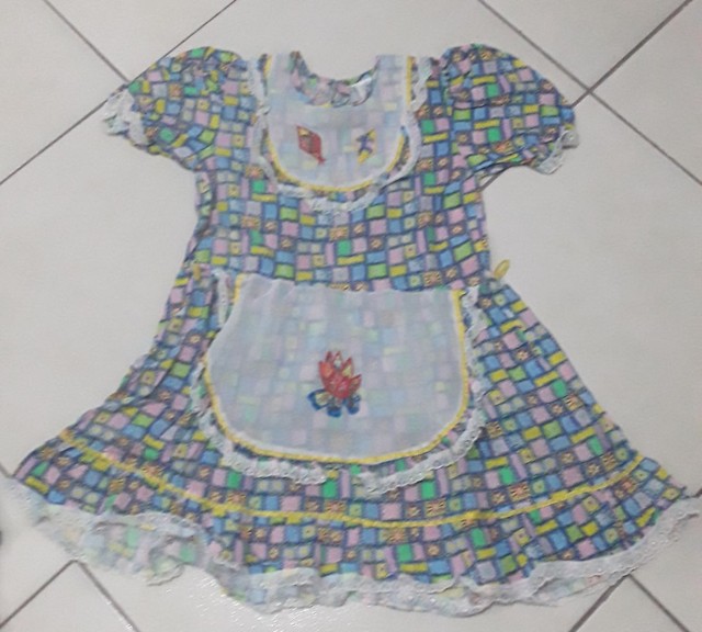 Vestido infantil de caipirinha  - Foto 2