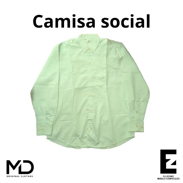 Camisa Social Masculina - Manga longa